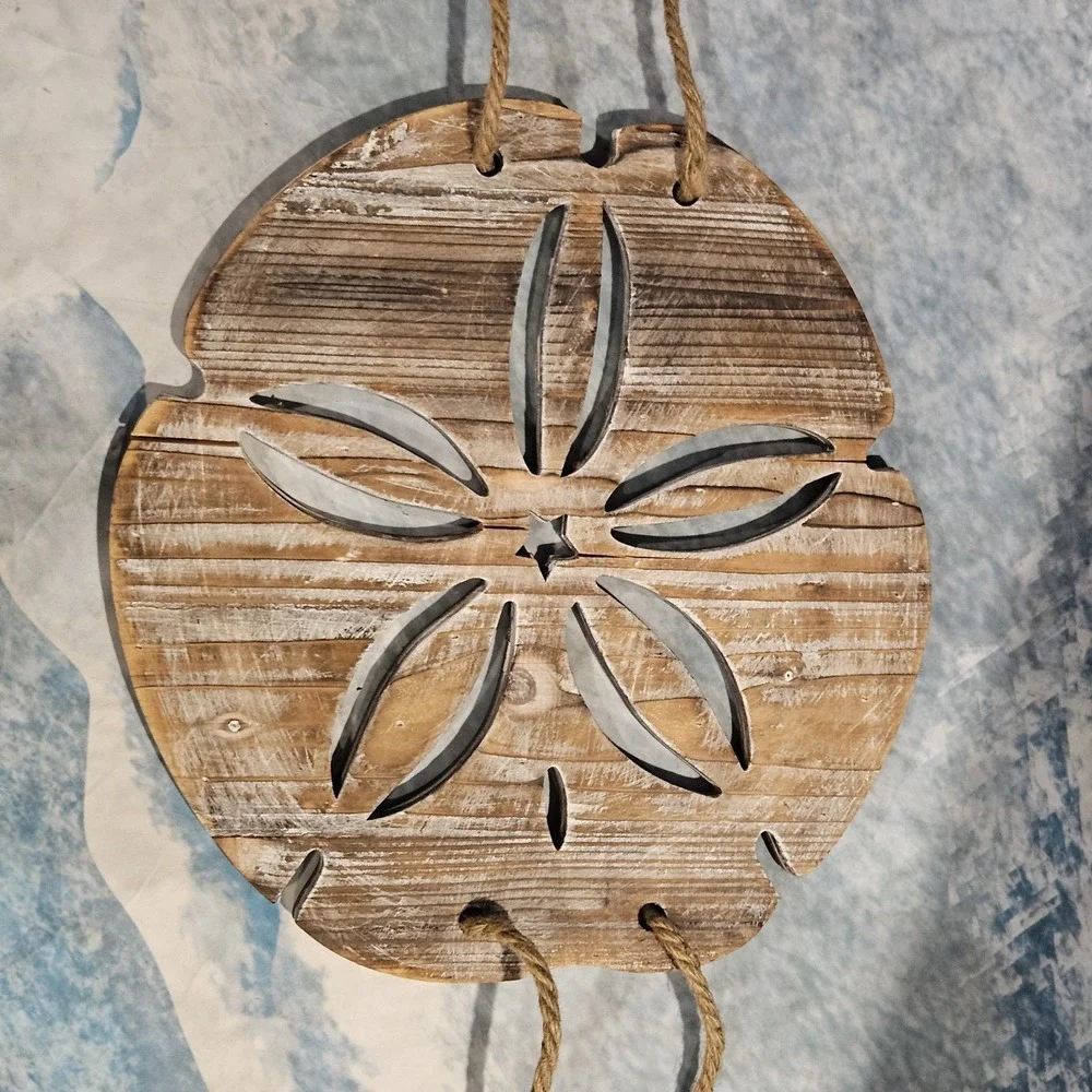 Coastal Sand Dollar Wall Decor 14.5